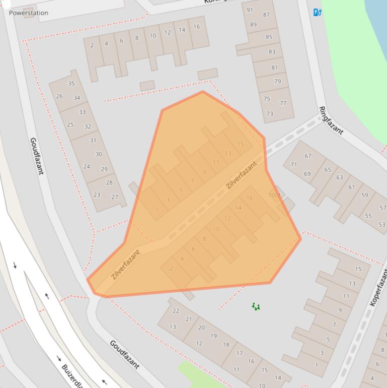 Kaart van postcodegebied 3435SK.