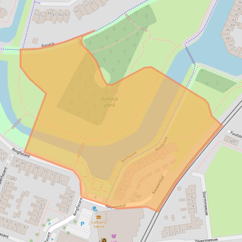 Kaart van postcodegebied 3435SM.
