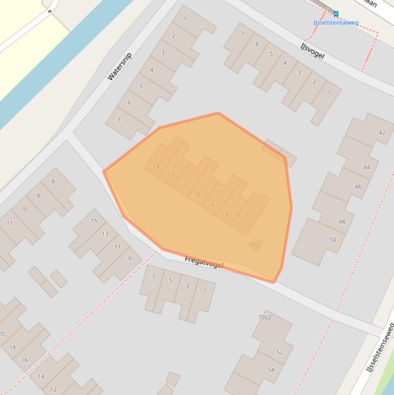 Kaart van postcodegebied 3435VC.