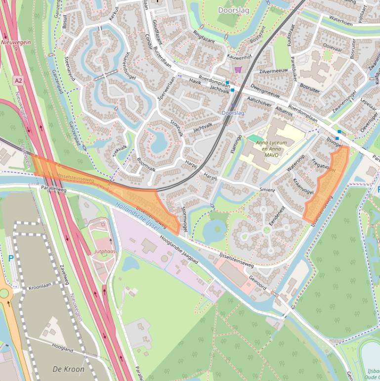 Kaart van postcodegebied 3435VH.