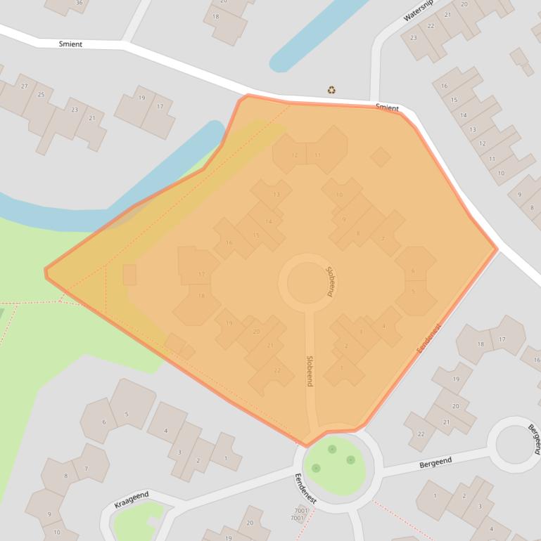 Kaart van postcodegebied 3435VP.