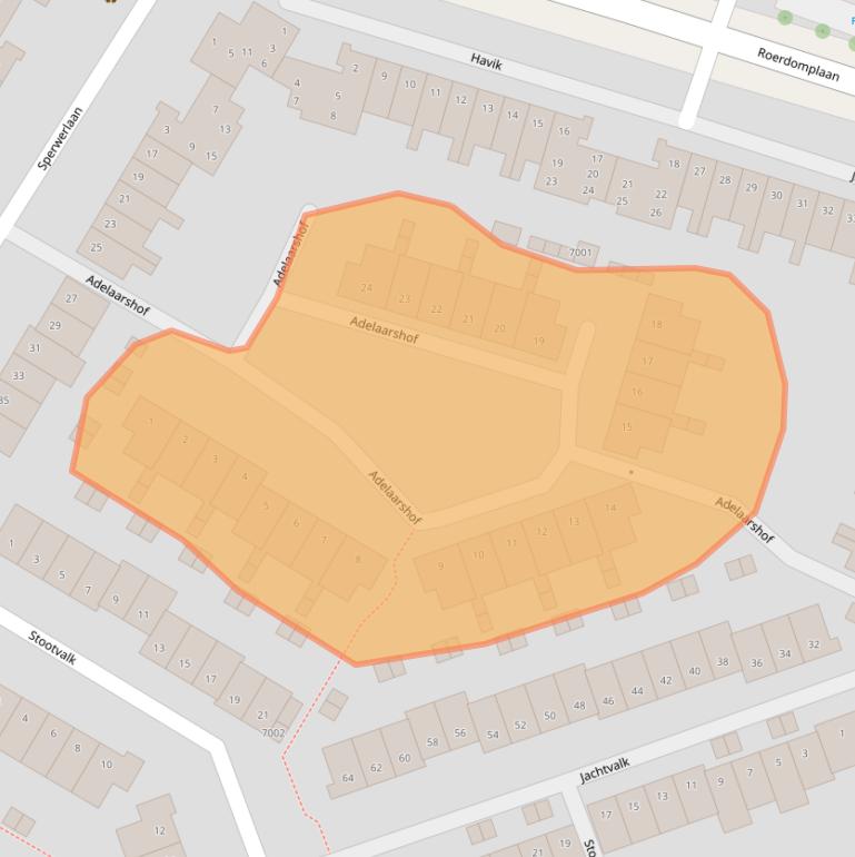 Kaart van postcodegebied 3435ZA.