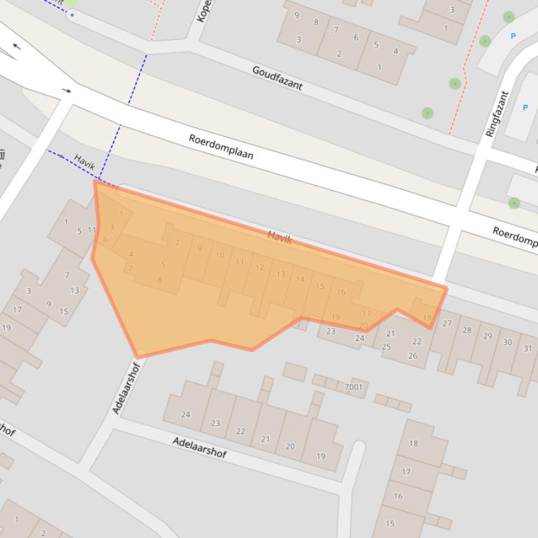Kaart van postcodegebied 3435ZB.