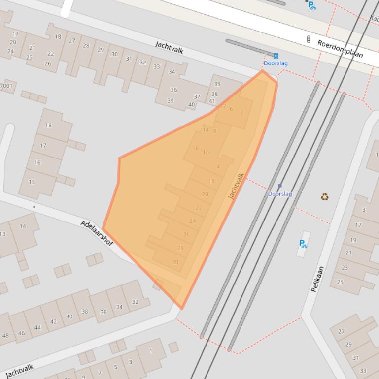 Kaart van postcodegebied 3435ZE.