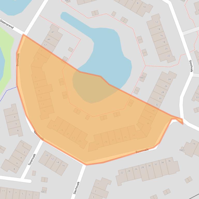 Kaart van postcodegebied 3435ZK.