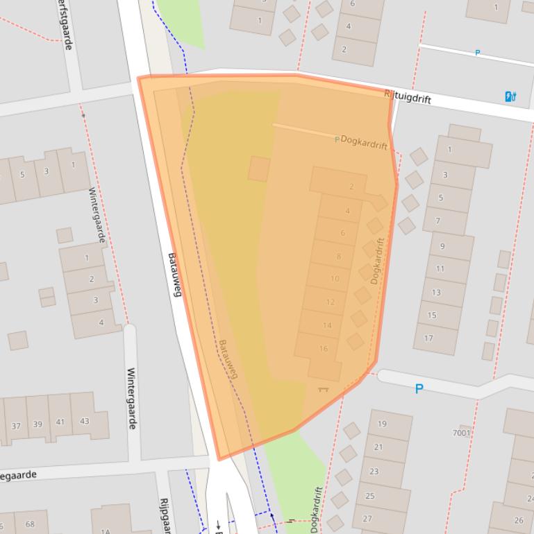 Kaart van postcodegebied 3436AB.