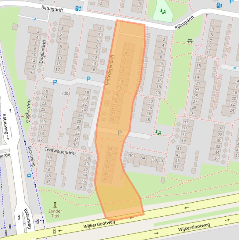 Kaart van postcodegebied 3436AC.