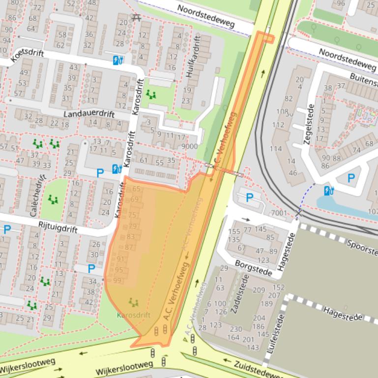 Kaart van postcodegebied 3436AP.