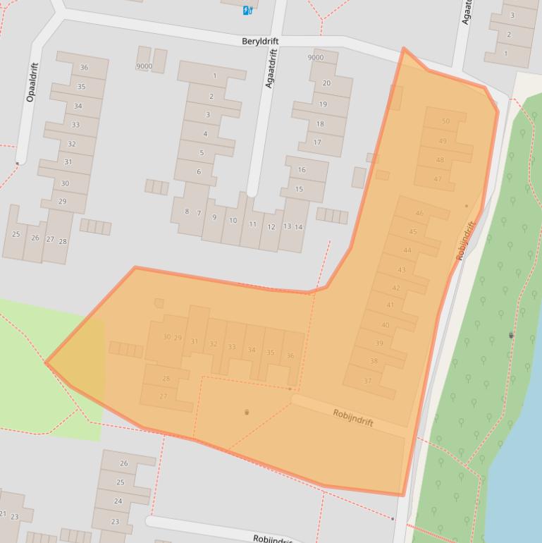 Kaart van postcodegebied 3436BR.