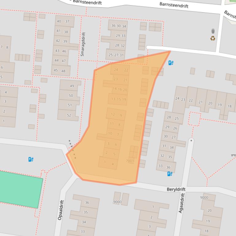 Kaart van postcodegebied 3436BV.
