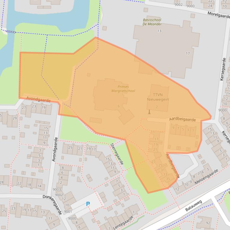 Kaart van postcodegebied 3436GB.