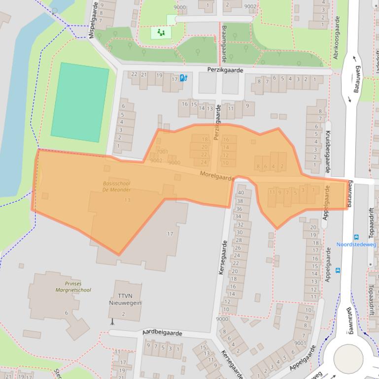 Kaart van postcodegebied 3436GE.