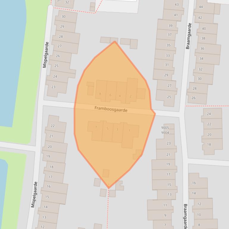 Kaart van postcodegebied 3436GK.