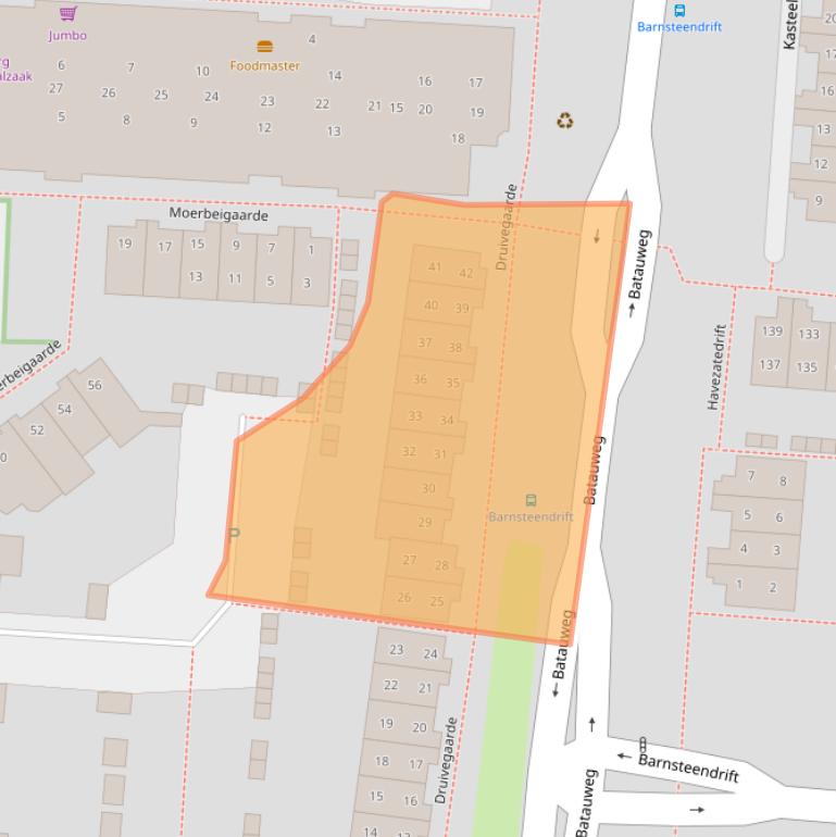 Kaart van postcodegebied 3436GV.