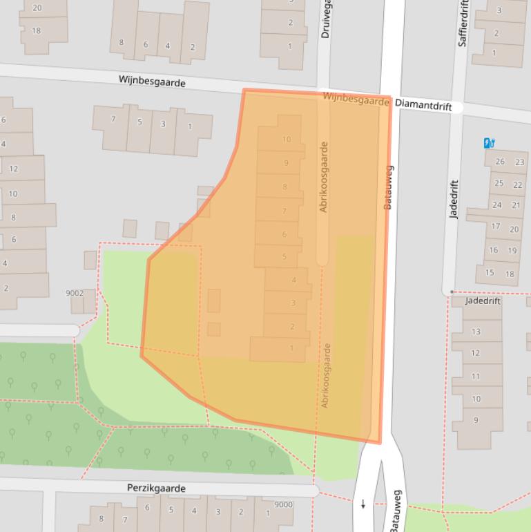 Kaart van postcodegebied 3436GW.