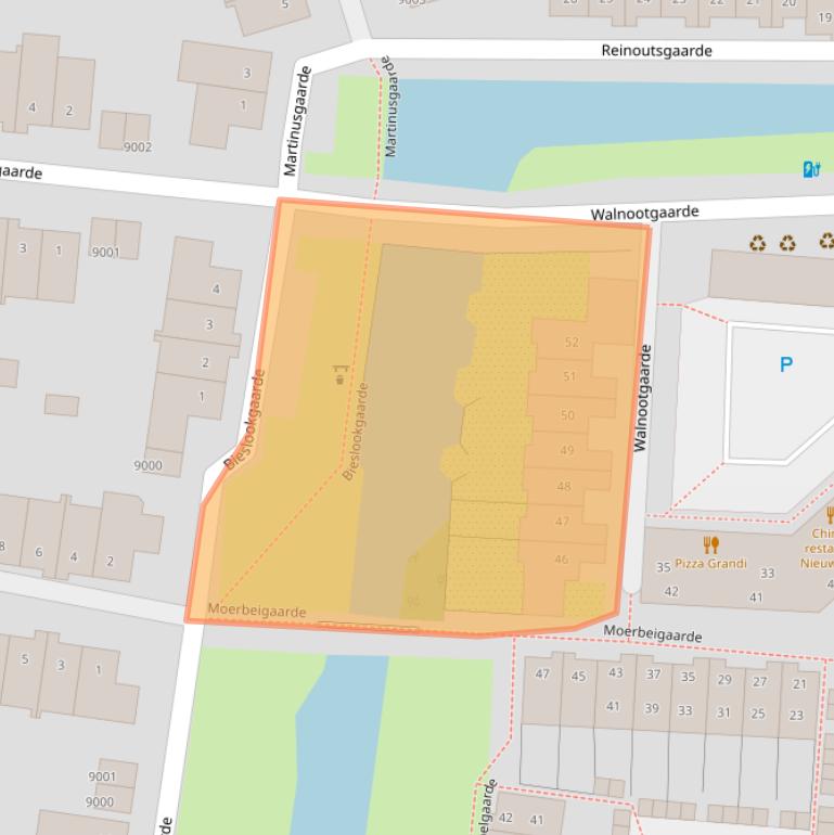 Kaart van postcodegebied 3436JD.