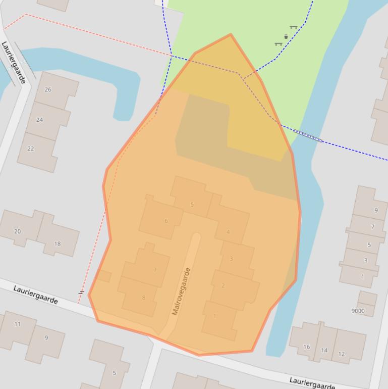 Kaart van postcodegebied 3436JK.