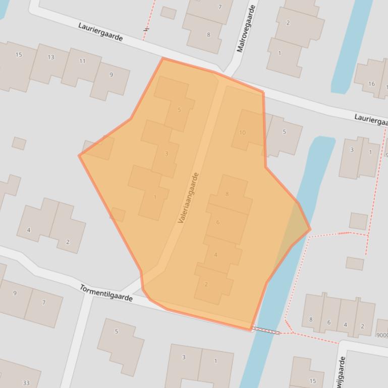 Kaart van postcodegebied 3436JL.