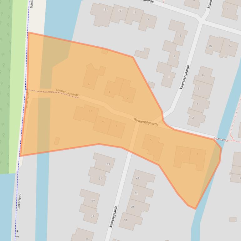 Kaart van postcodegebied 3436JM.