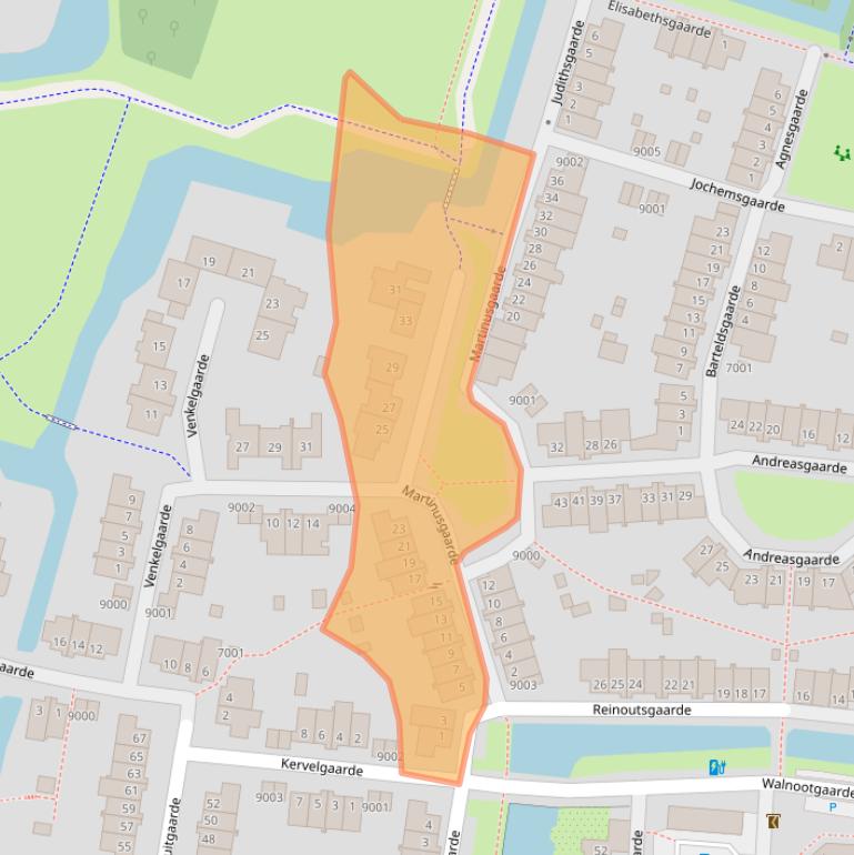 Kaart van postcodegebied 3436RC.