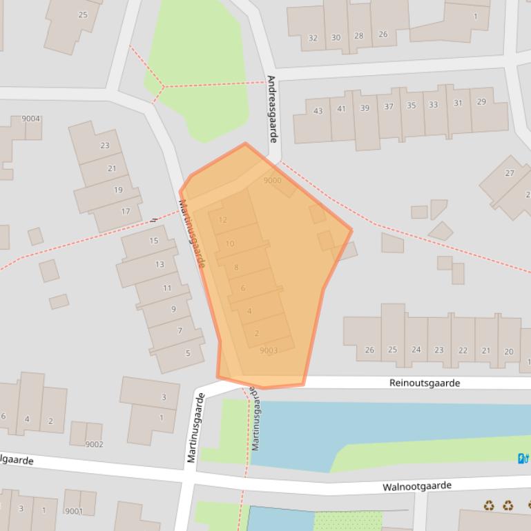 Kaart van postcodegebied 3436RD.