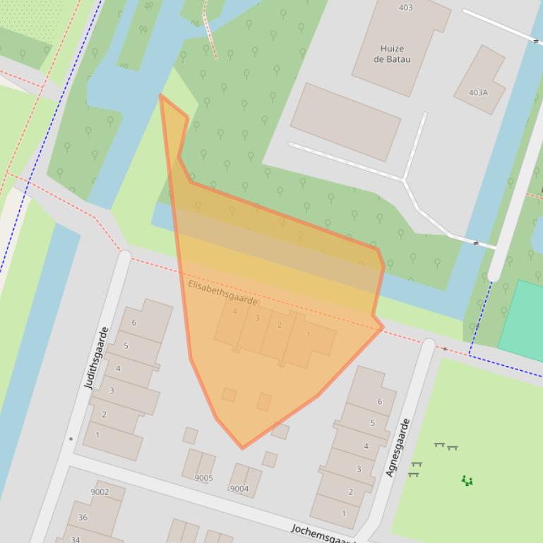 Kaart van postcodegebied 3436RH.