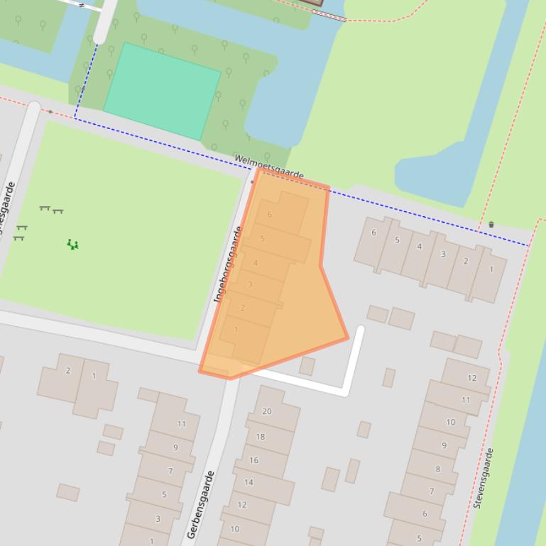 Kaart van postcodegebied 3436RR.