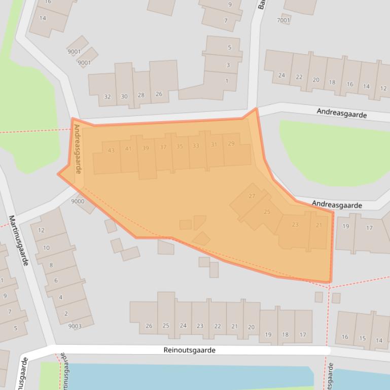 Kaart van postcodegebied 3436RW.