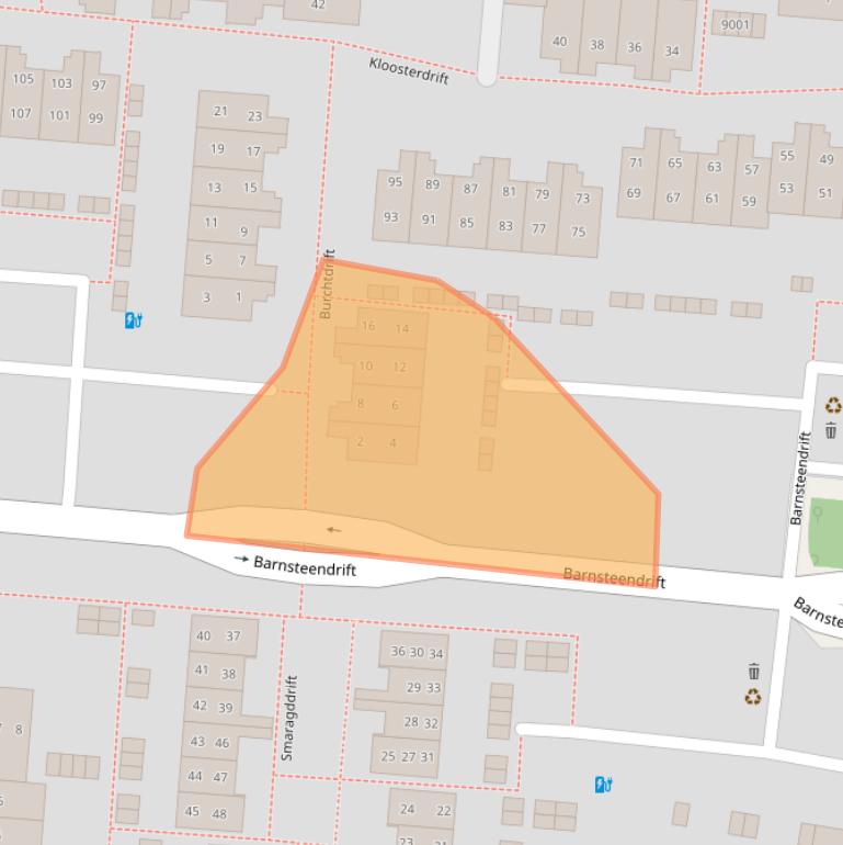 Kaart van postcodegebied 3436TB.
