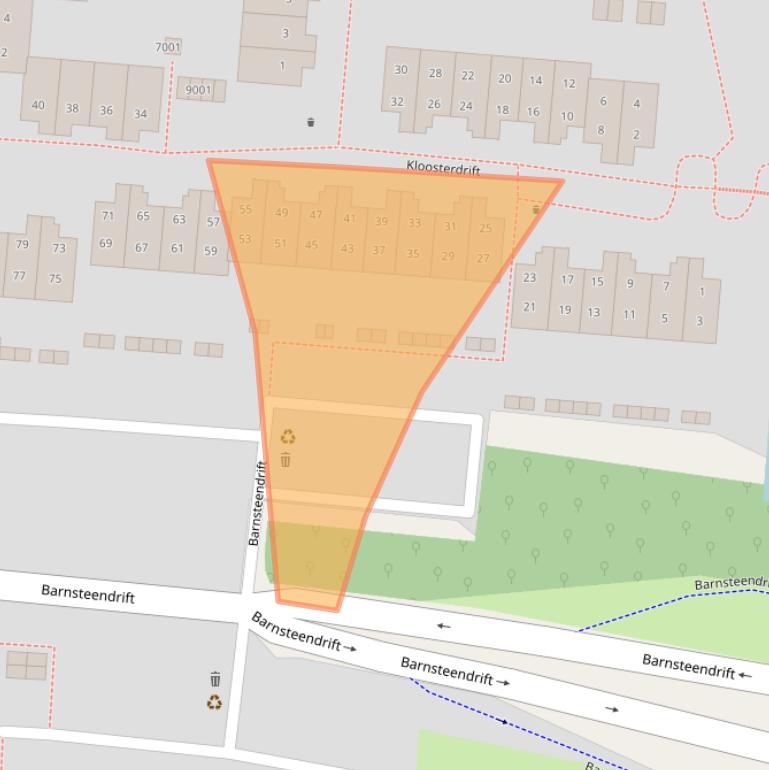 Kaart van postcodegebied 3436TD.