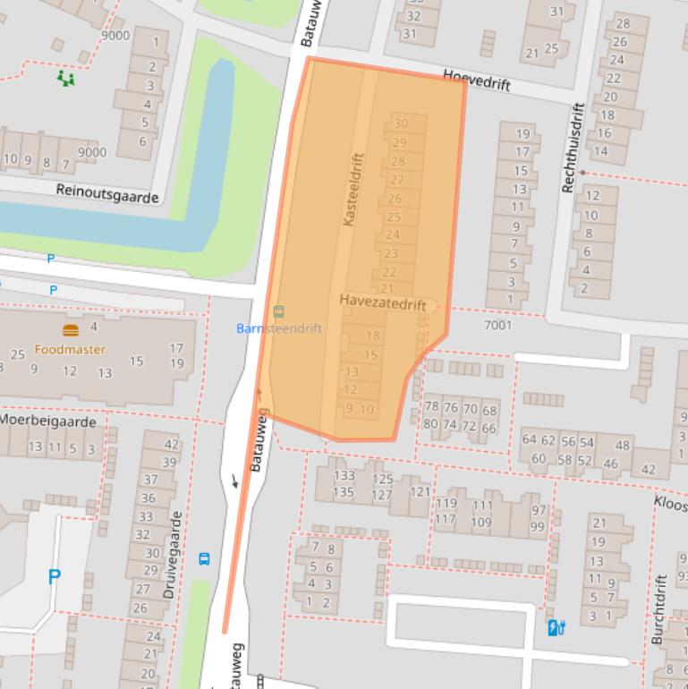 Kaart van postcodegebied 3436TL.