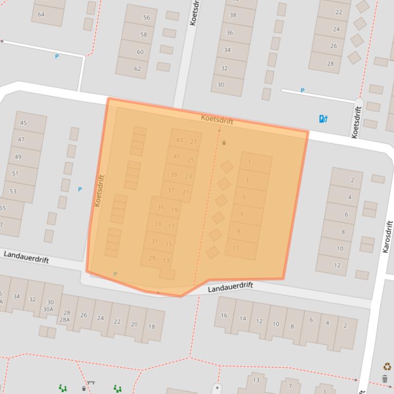 Kaart van postcodegebied 3436XK.