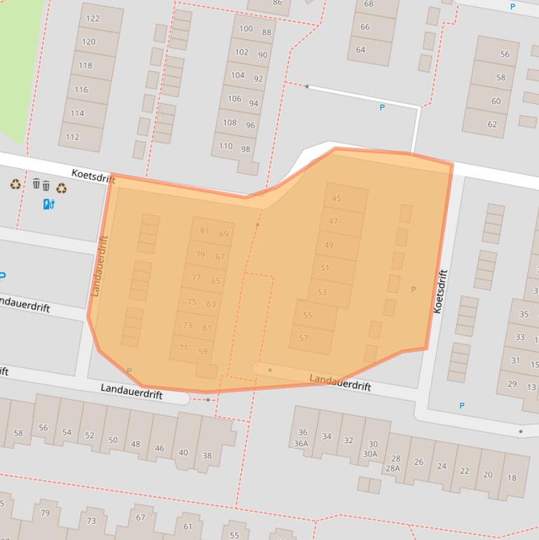 Kaart van postcodegebied 3436XL.
