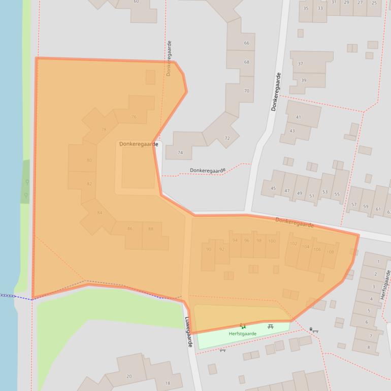 Kaart van postcodegebied 3436ZH.