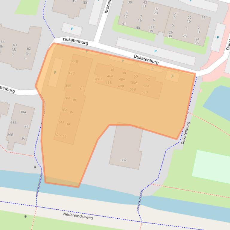 Kaart van postcodegebied 3437AD.