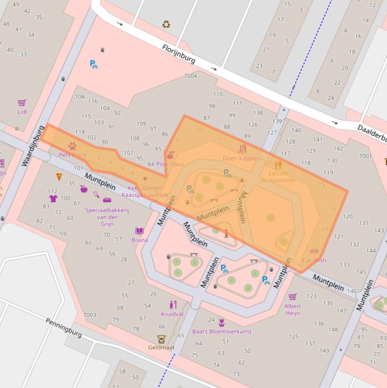 Kaart van postcodegebied 3437AN.