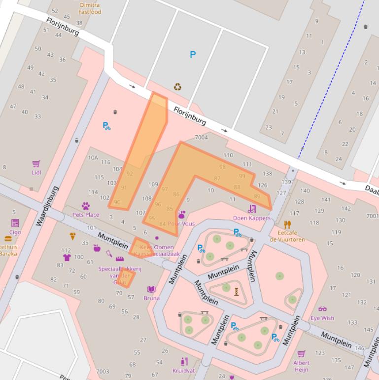 Kaart van postcodegebied 3437AV.