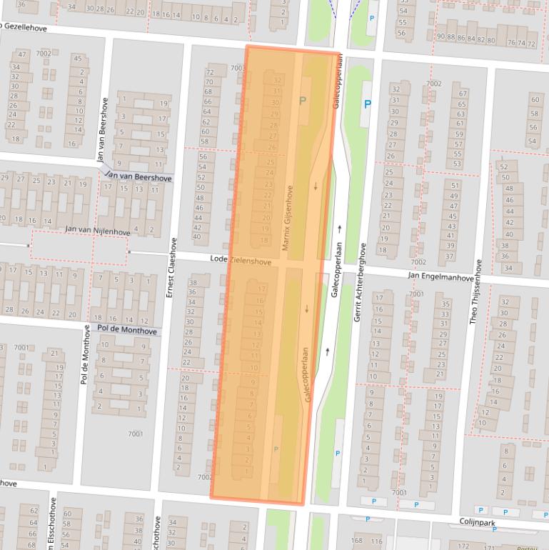 Kaart van postcodegebied 3437BA.