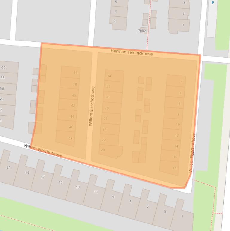 Kaart van postcodegebied 3437BN.
