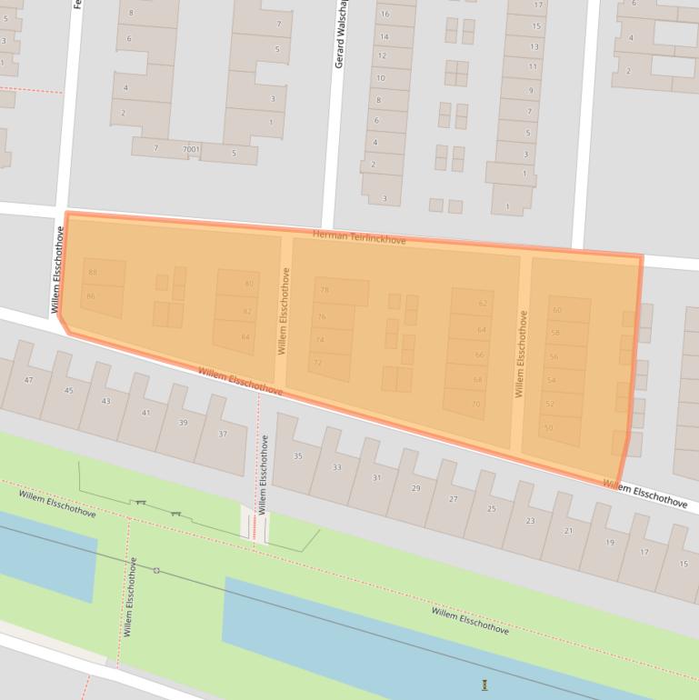 Kaart van postcodegebied 3437BP.