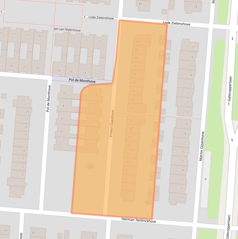 Kaart van postcodegebied 3437BW.