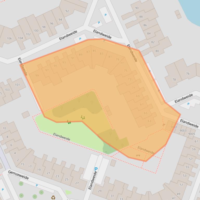Kaart van postcodegebied 3437CN.