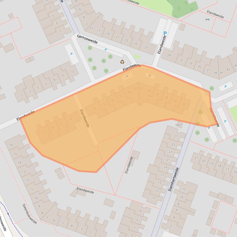 Kaart van postcodegebied 3437CR.