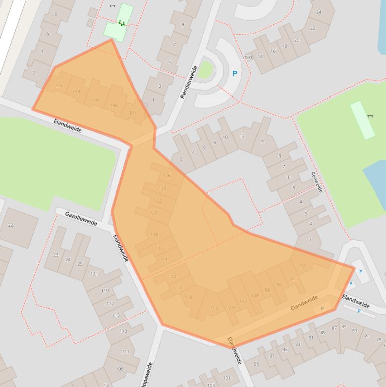 Kaart van postcodegebied 3437CV.