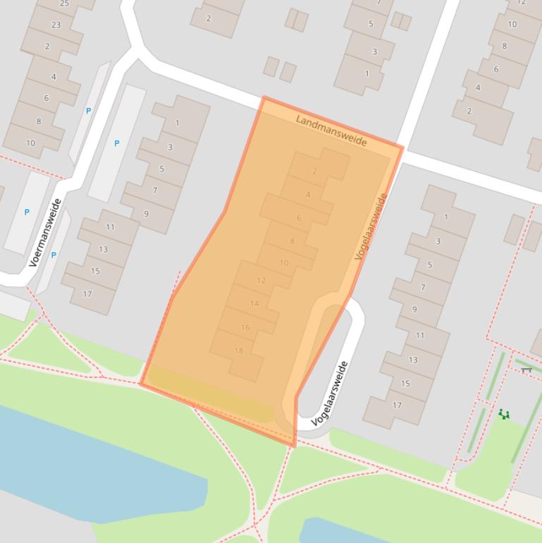 Kaart van postcodegebied 3437DE.