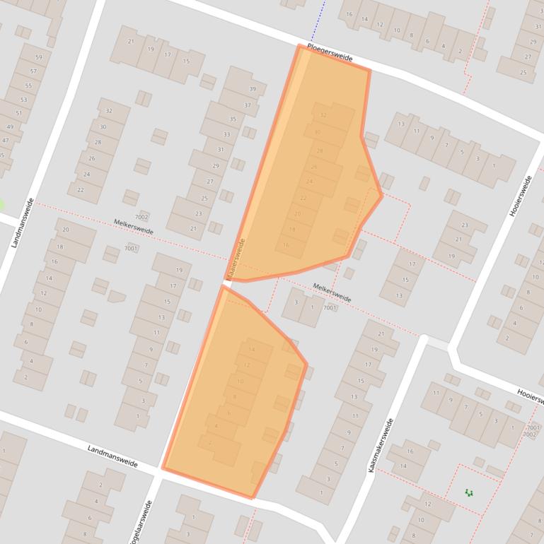 Kaart van postcodegebied 3437DK.