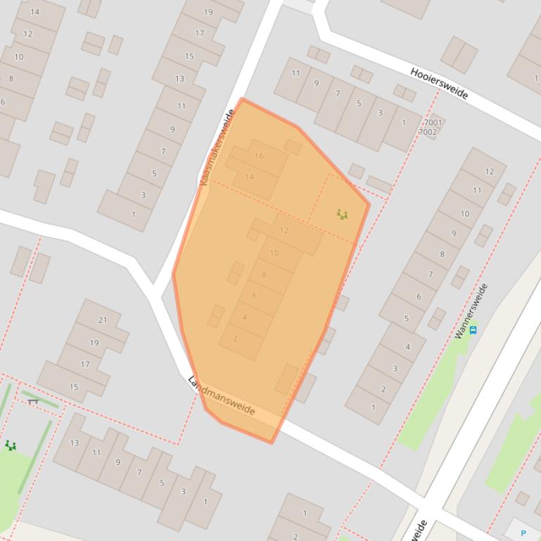 Kaart van postcodegebied 3437DN.