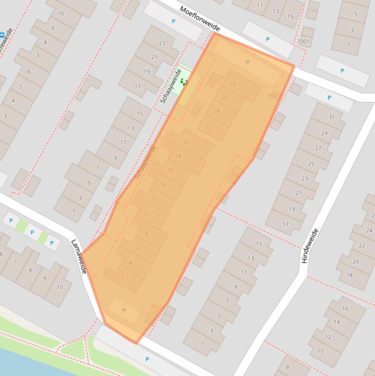 Kaart van postcodegebied 3437EH.