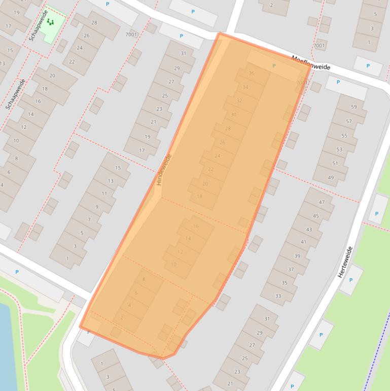 Kaart van postcodegebied 3437EK.