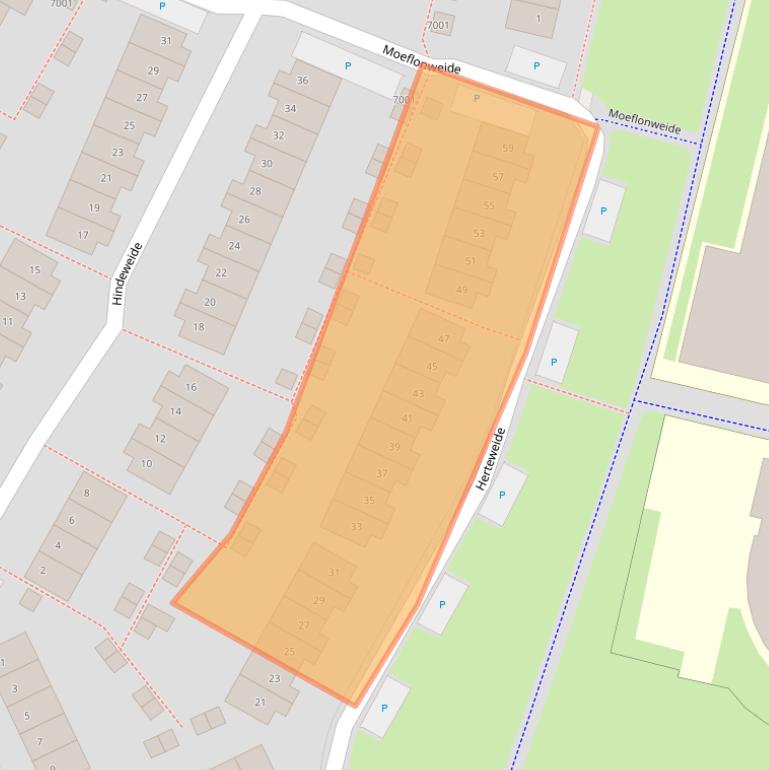 Kaart van postcodegebied 3437EN.